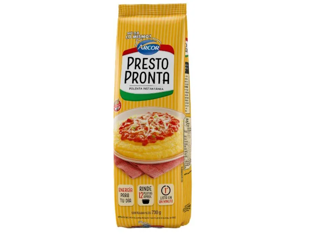 Polenta Instantánea x 730 Gr. "Presto Pronta"