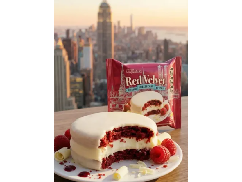 Alfajor de Cheesecake x 70 Gr. "Red Velvet"