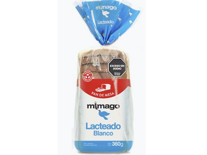 Pan Lacteado x 360 Gr. "Mimago"