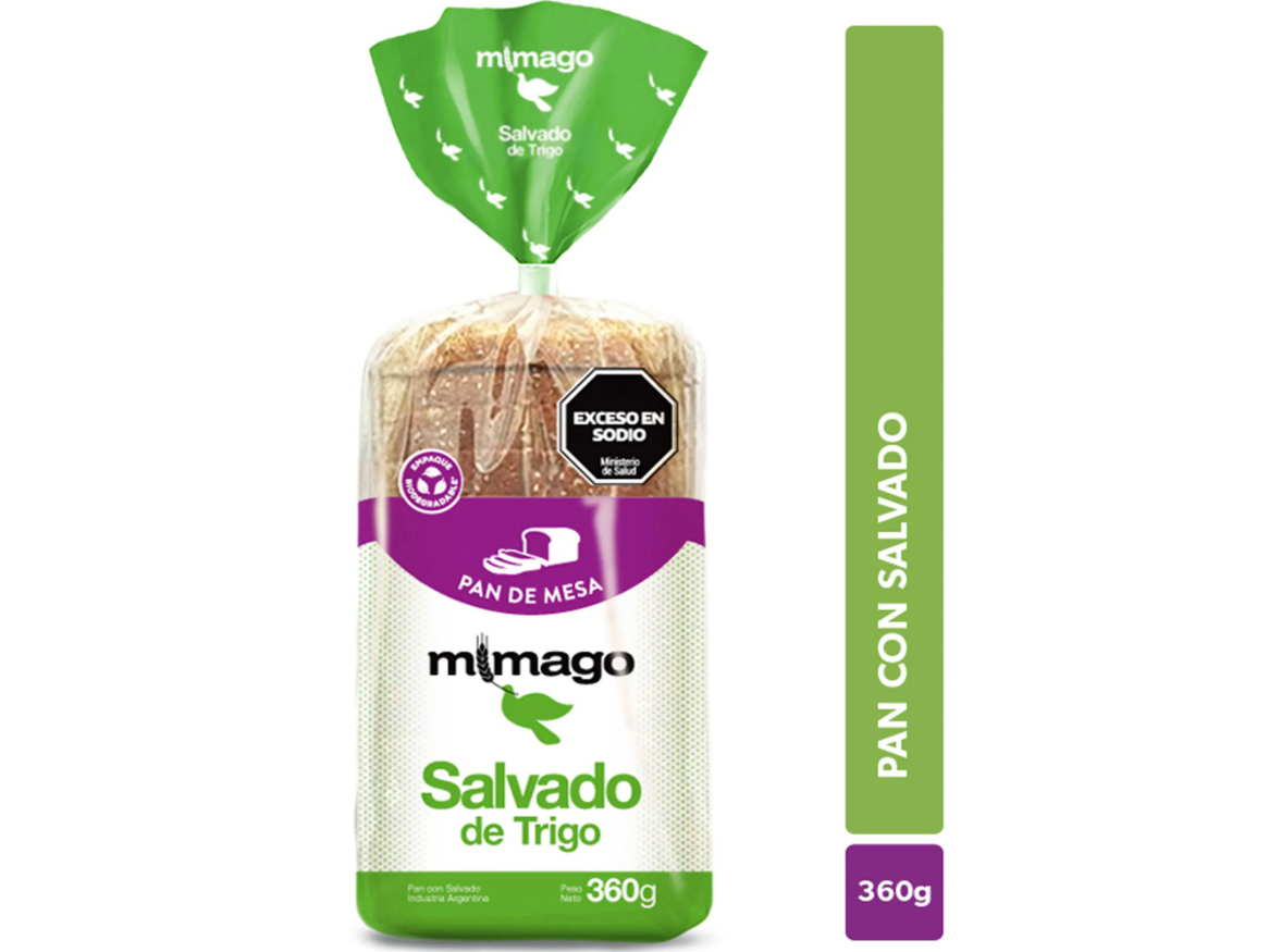 Pan de Salvado x 360 Gr. "Mimago"