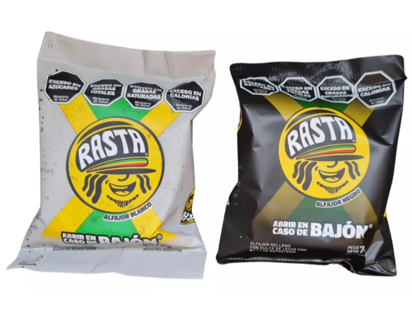 Alfajores de Chocolate Rellenos "Rasta"
