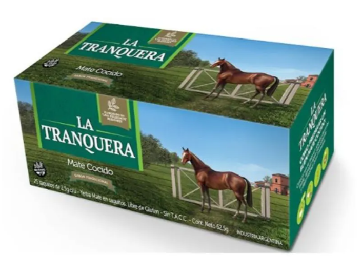 Mate Cocido en Saquitos x 25 Un. "La Tranquera"