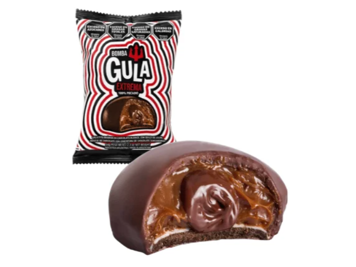 Bocadito de Chocolate Relleno "Bomba Gula"