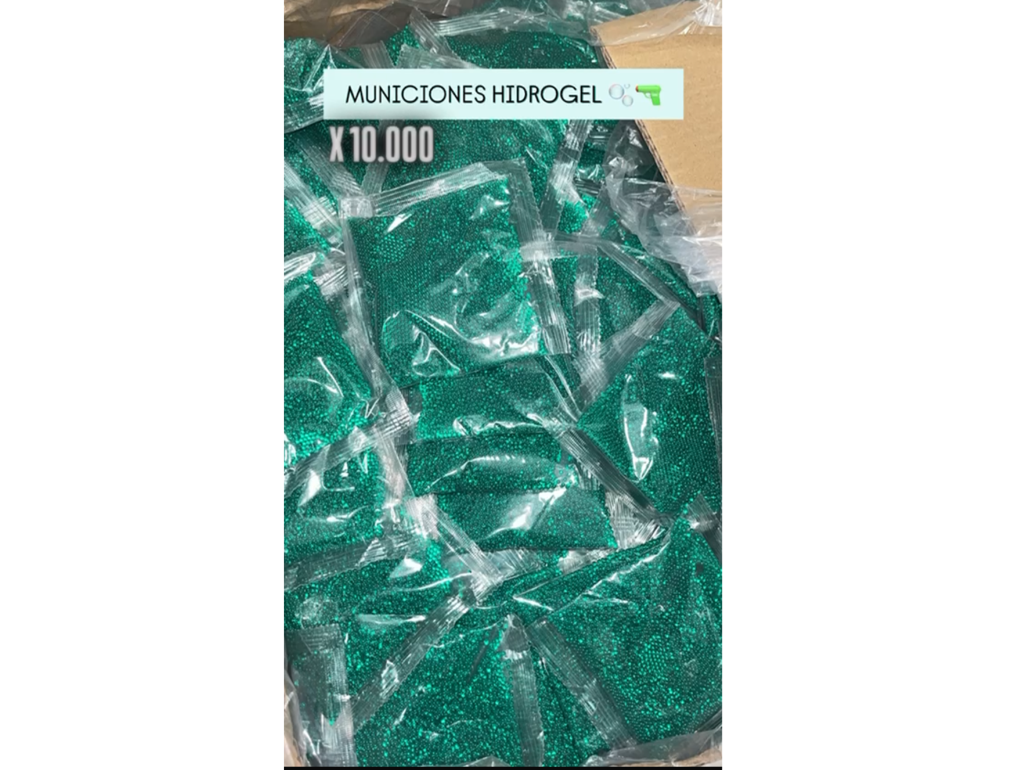 REPUESTO DE MUNICIONES HIDROGEL