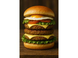 BURGER BRO'S VEGETARIANA TRIPLE