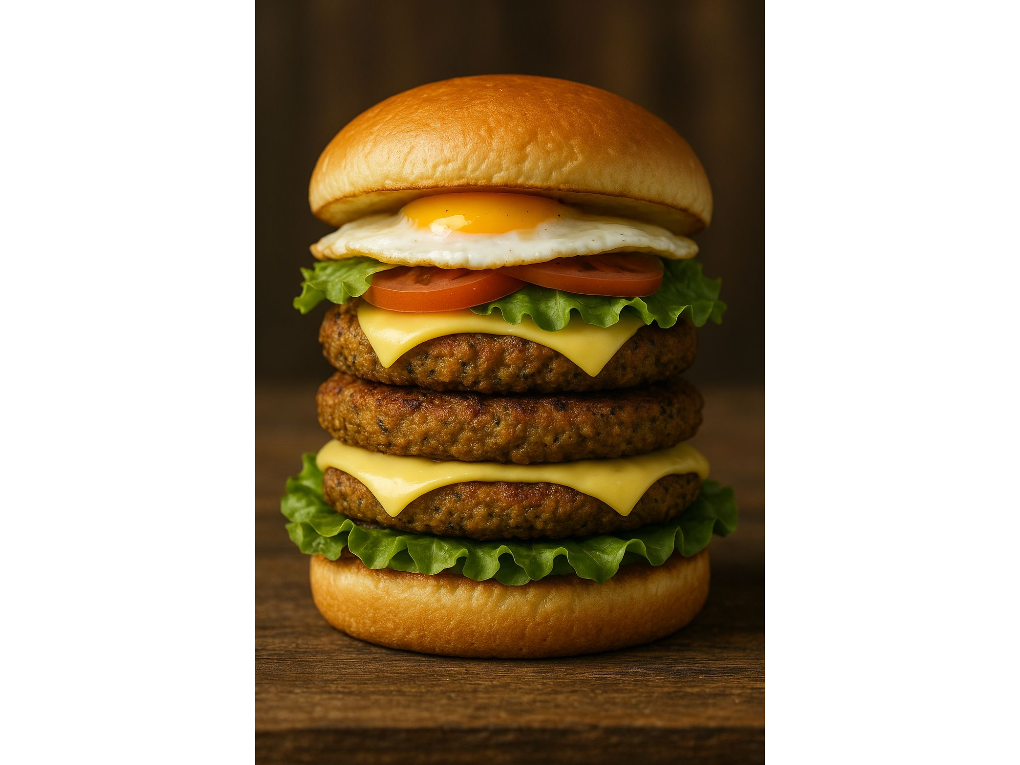 HAMBURGUESA VEGETARIANA BRO'S TRIPLE