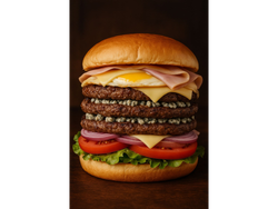 BRO'S BURGER BLUE TRIPLE
