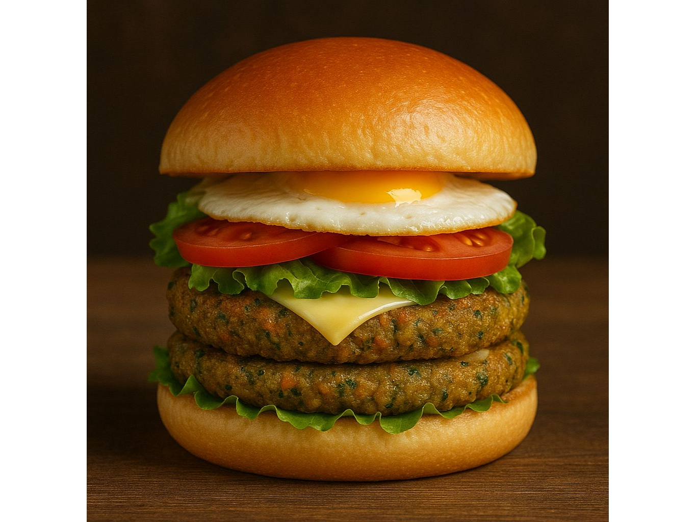 HAMBURGUESA VEGETARIANA BRO'S DOBLE