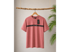 Polera Michael Kors Rosa con Franja Horizontal / Talla M