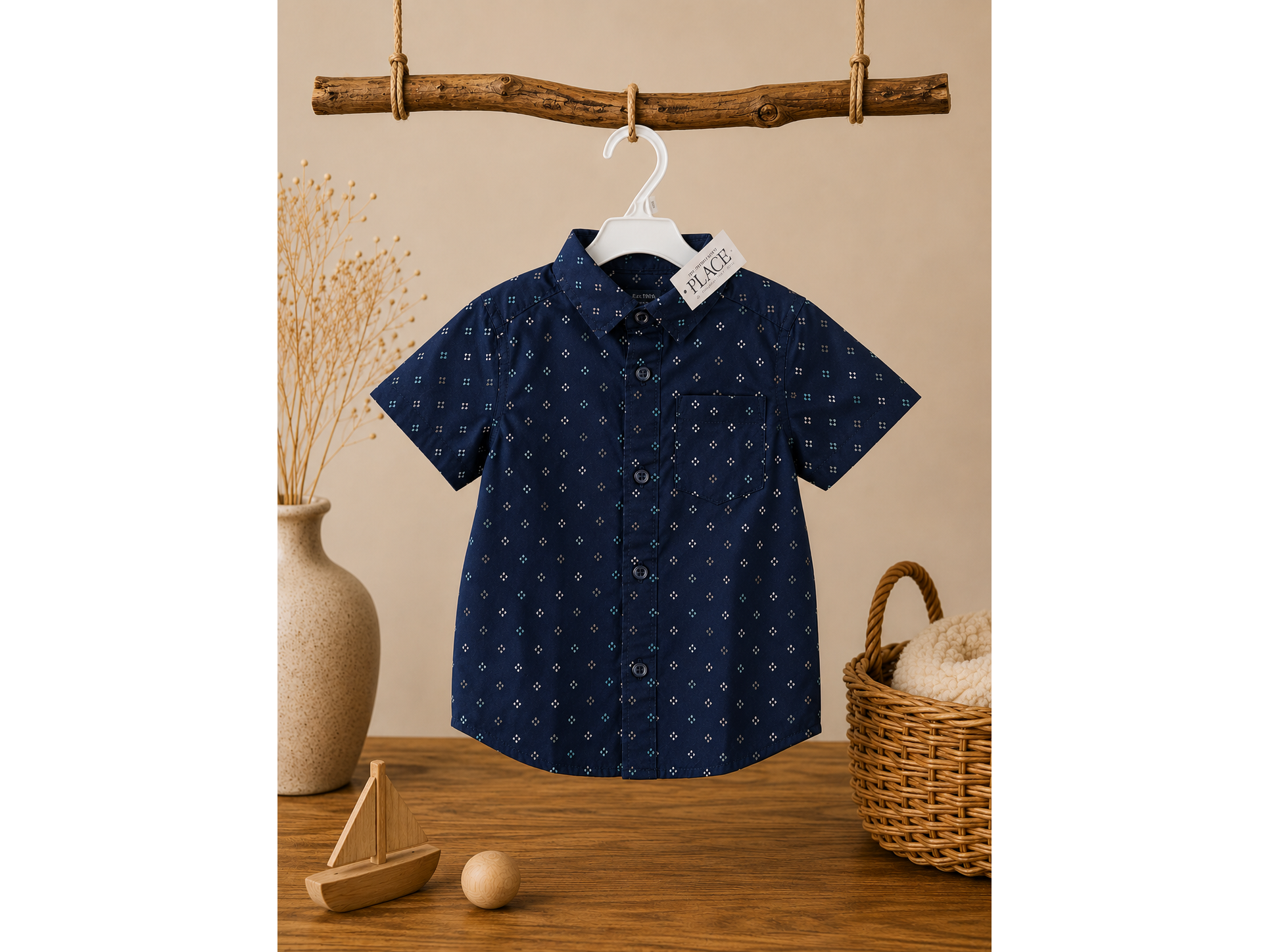Camisa Estampada para Niño / Talla