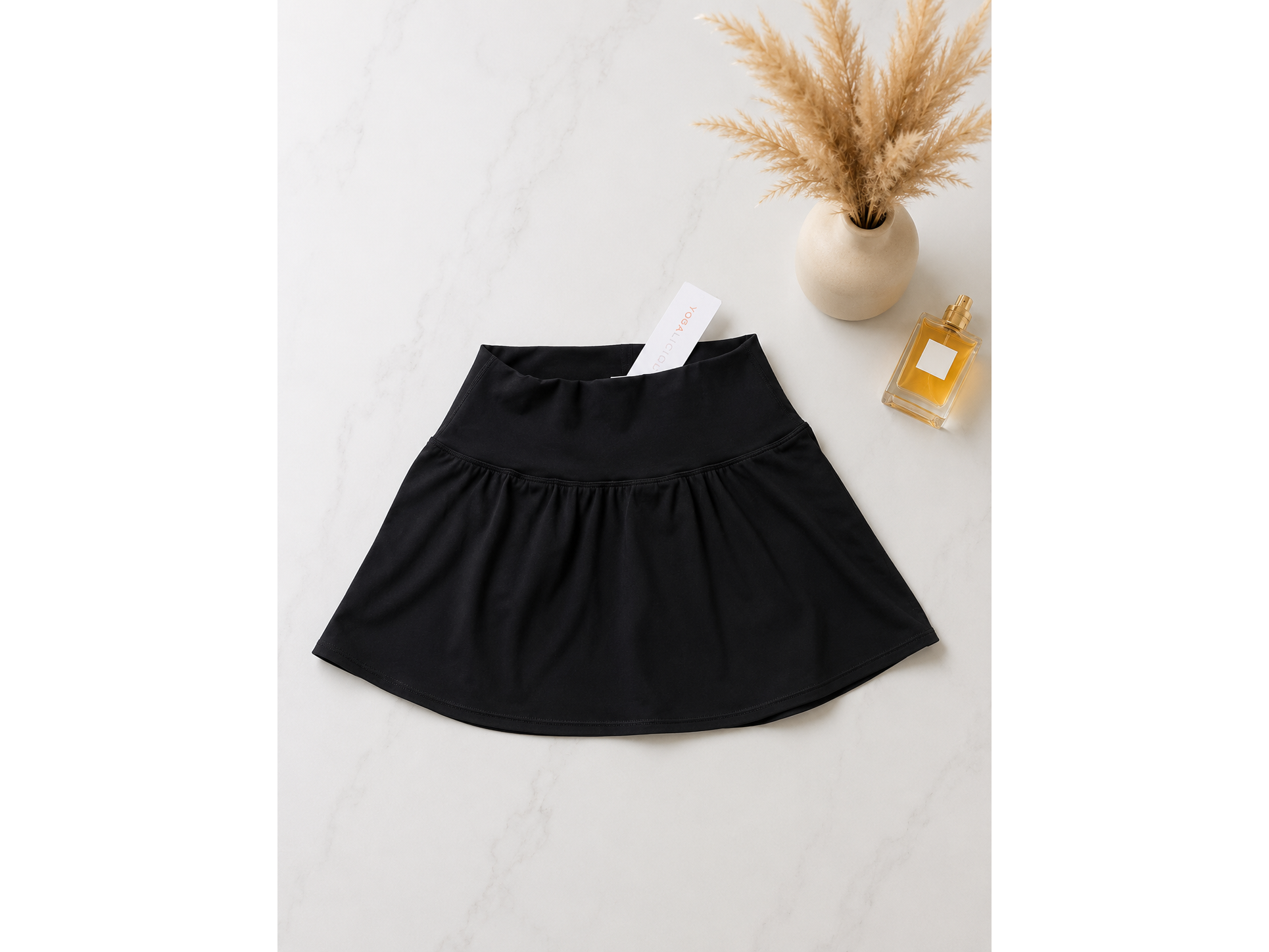 Falda Deportiva Yogalicious Negra / Talla S