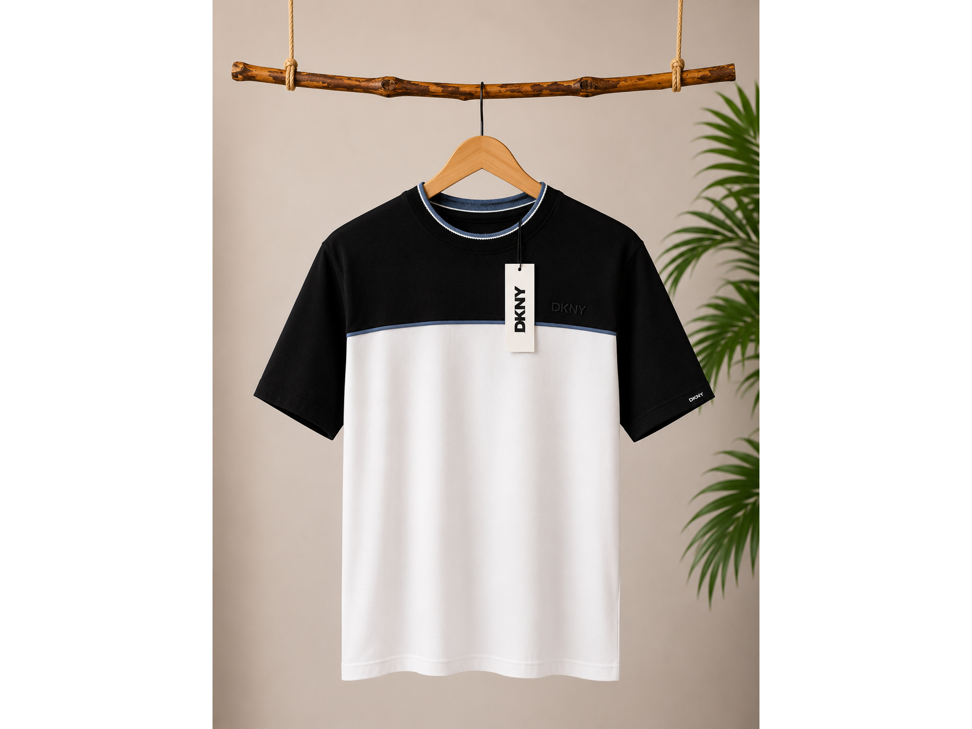 Polera DKNY Bicolor / Talla M