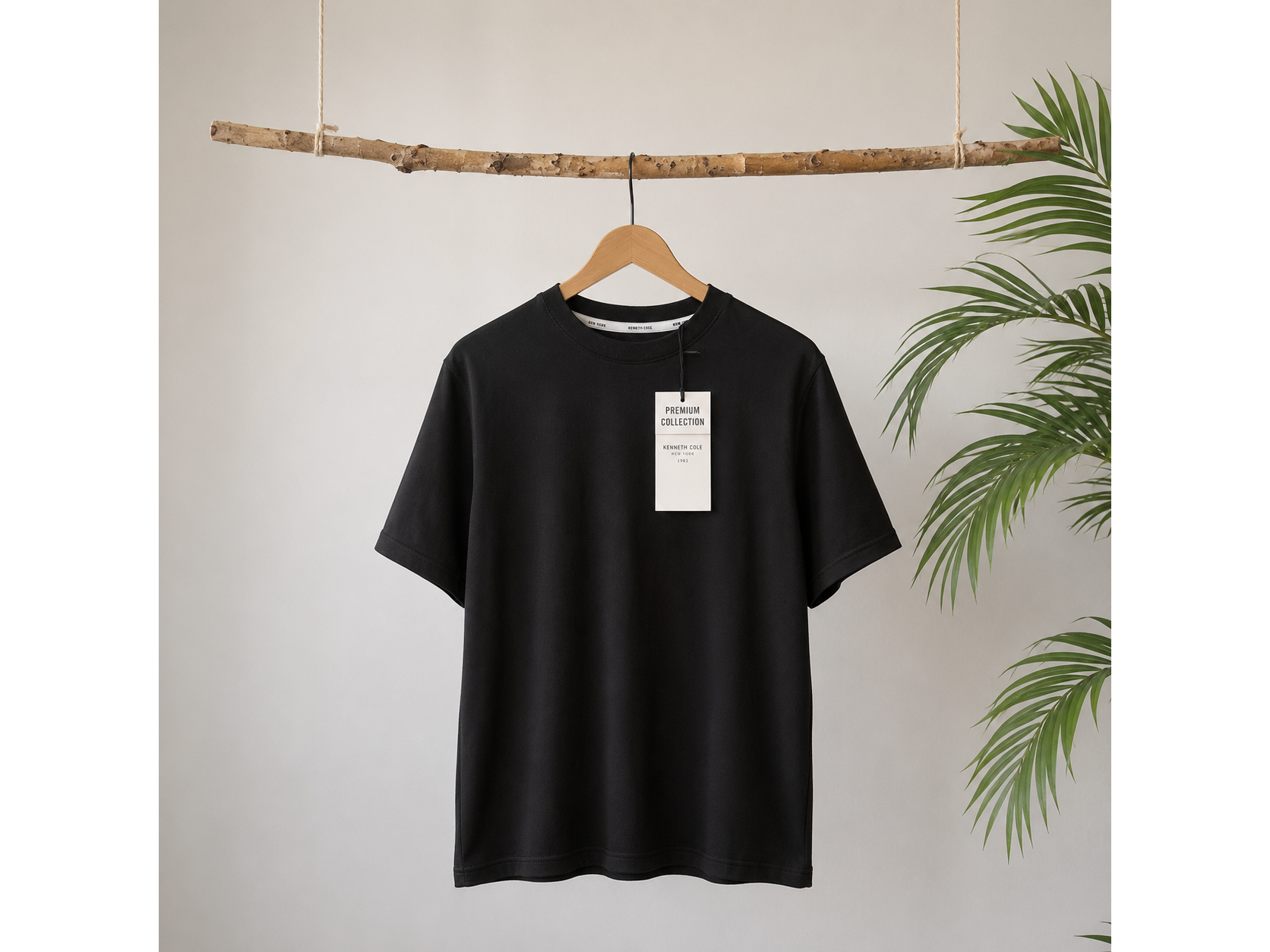 Polera Michael Kors Básica Negra / Talla L