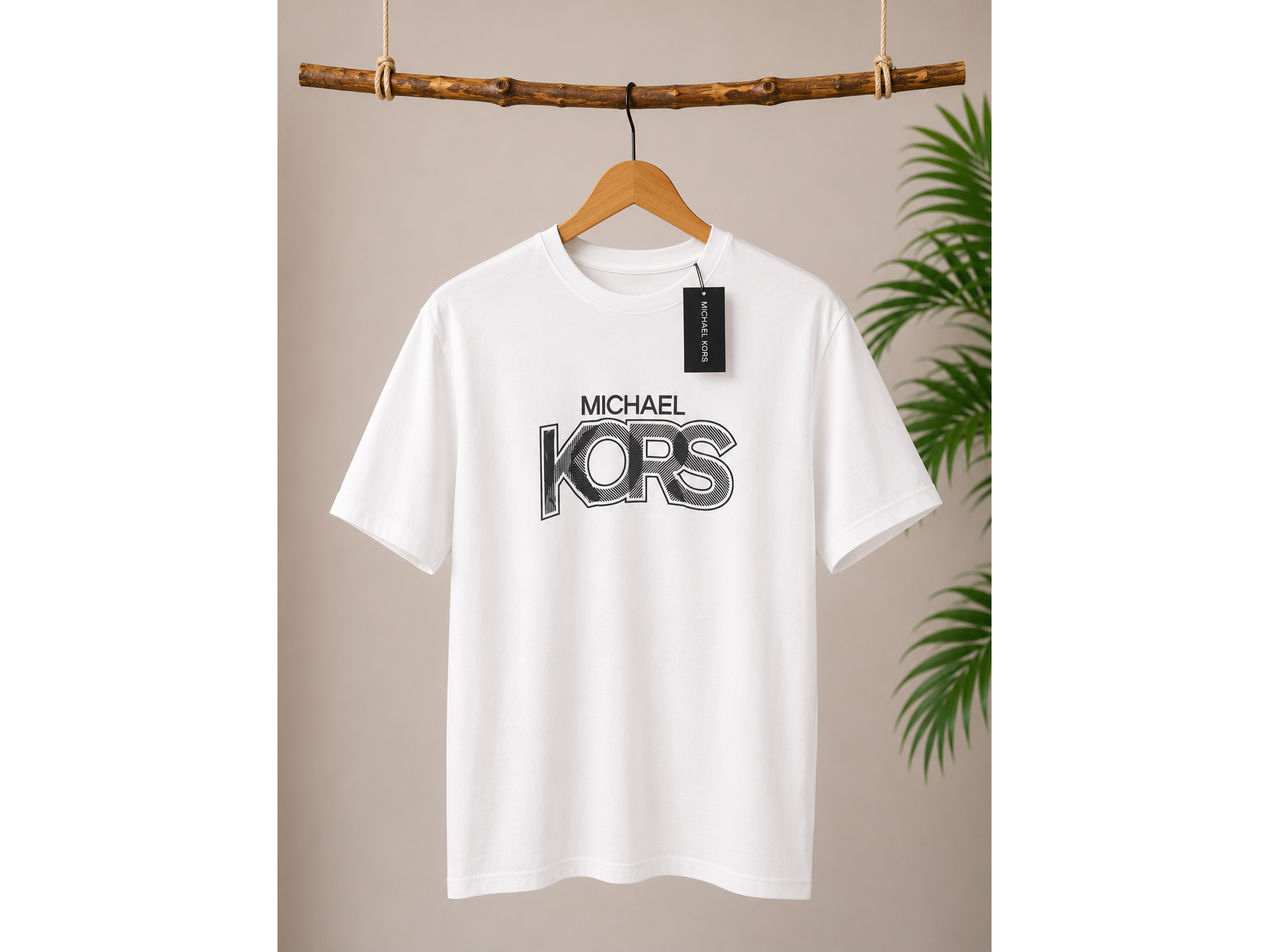 Polera Michael Kors Blanca / Talla L