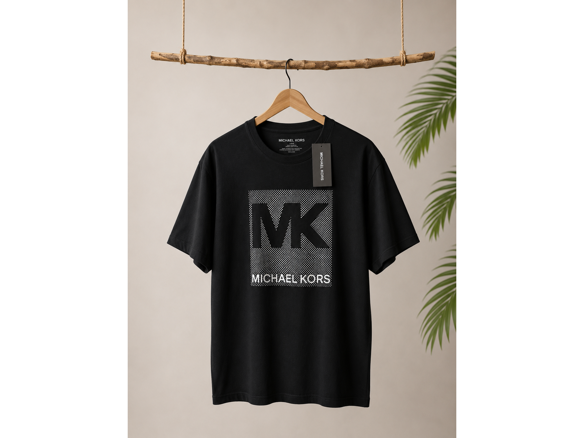 Polera negra Michael Kors / Talla L