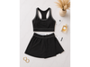 Conjunto Deportivo Negro con Falda Short / Talla M