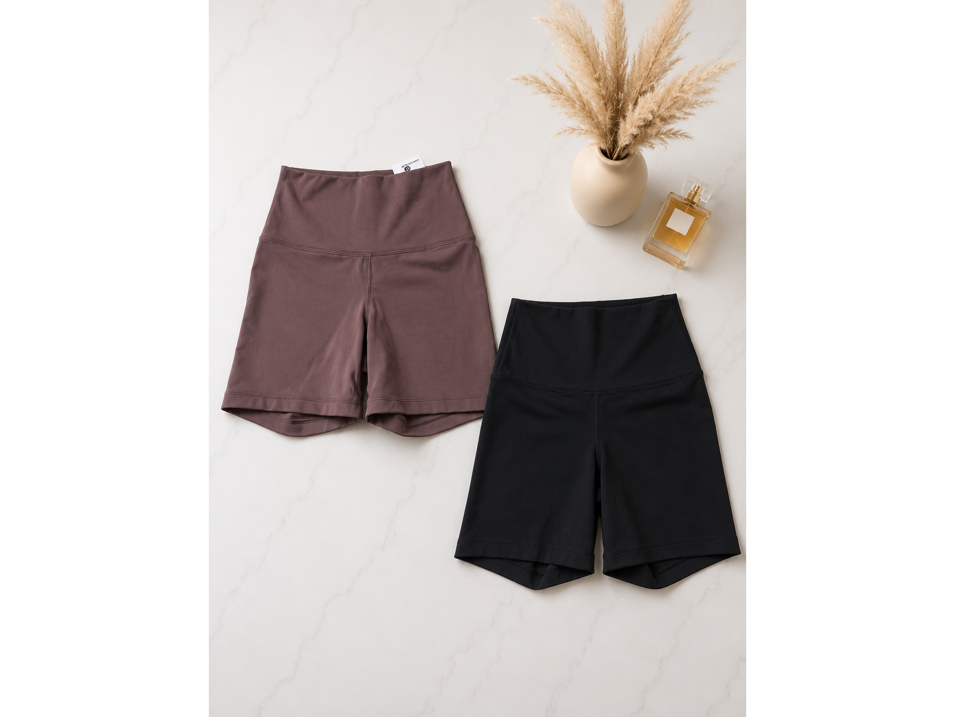 Short Deportivo de Compresión Negro Y Café / Talla S