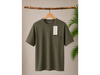 Polera color verde olivo con textura / Talla M