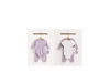 Conjunto Nike para Bebé de 3 Piezas con Bodies y Pantalón en Color Lila 6M