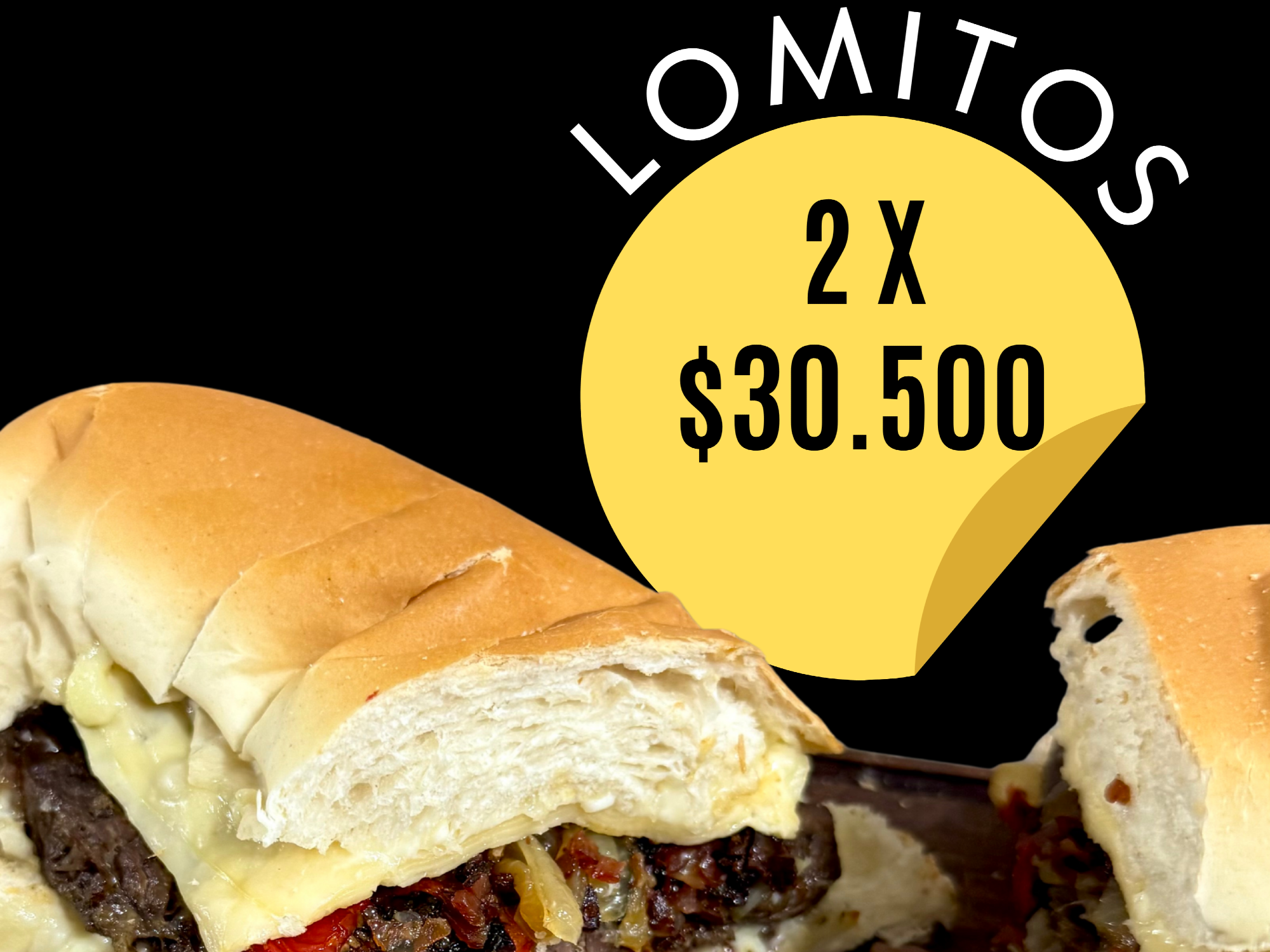 PROMO DE 2 LOMITOS