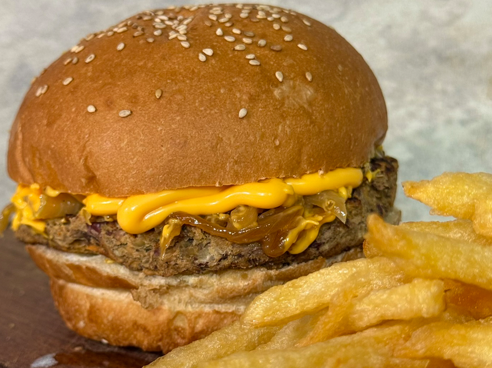 MR. HAMBURGUESA VEGETARIANA