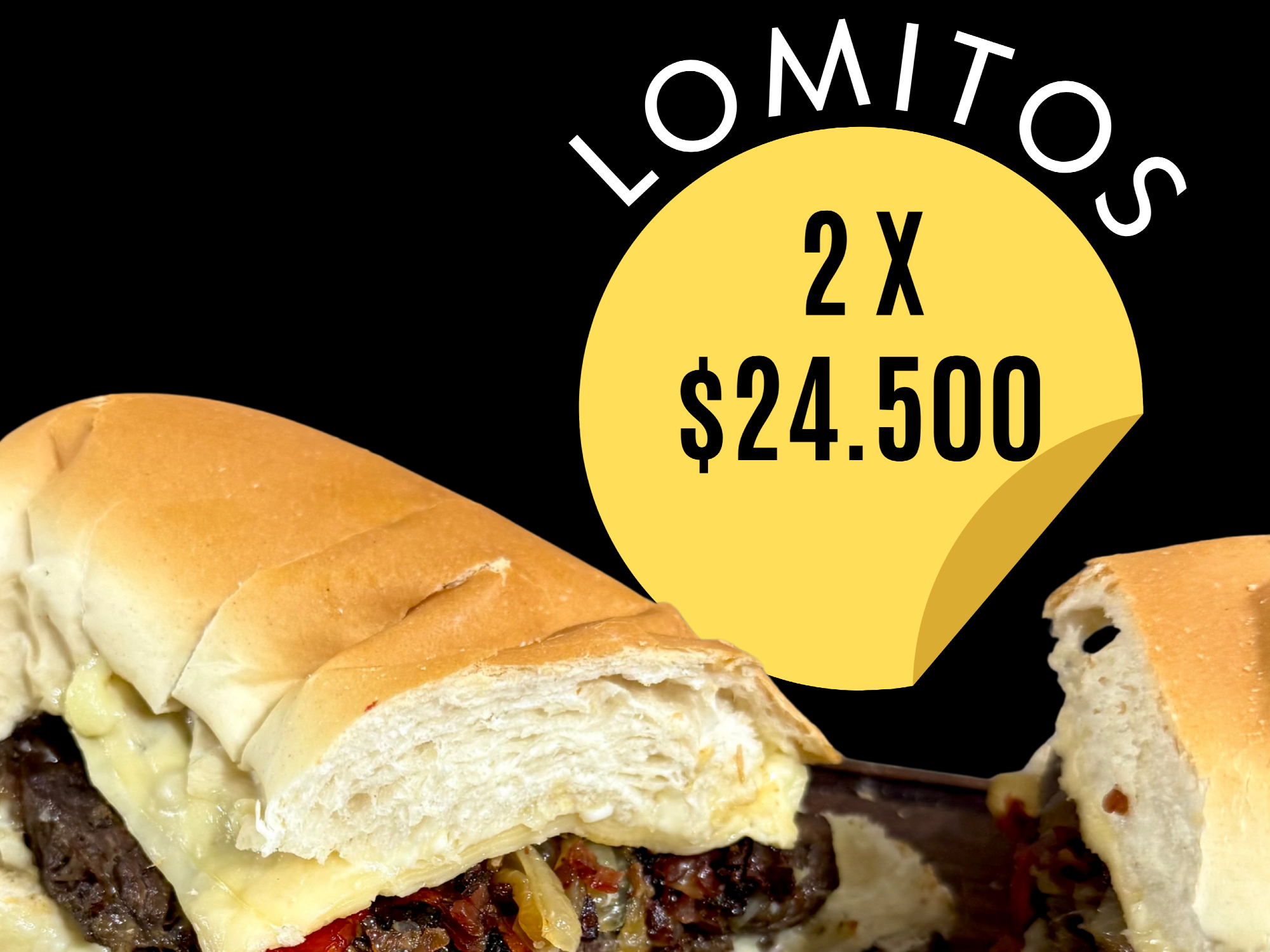 PROMO DE 2 LOMITOS