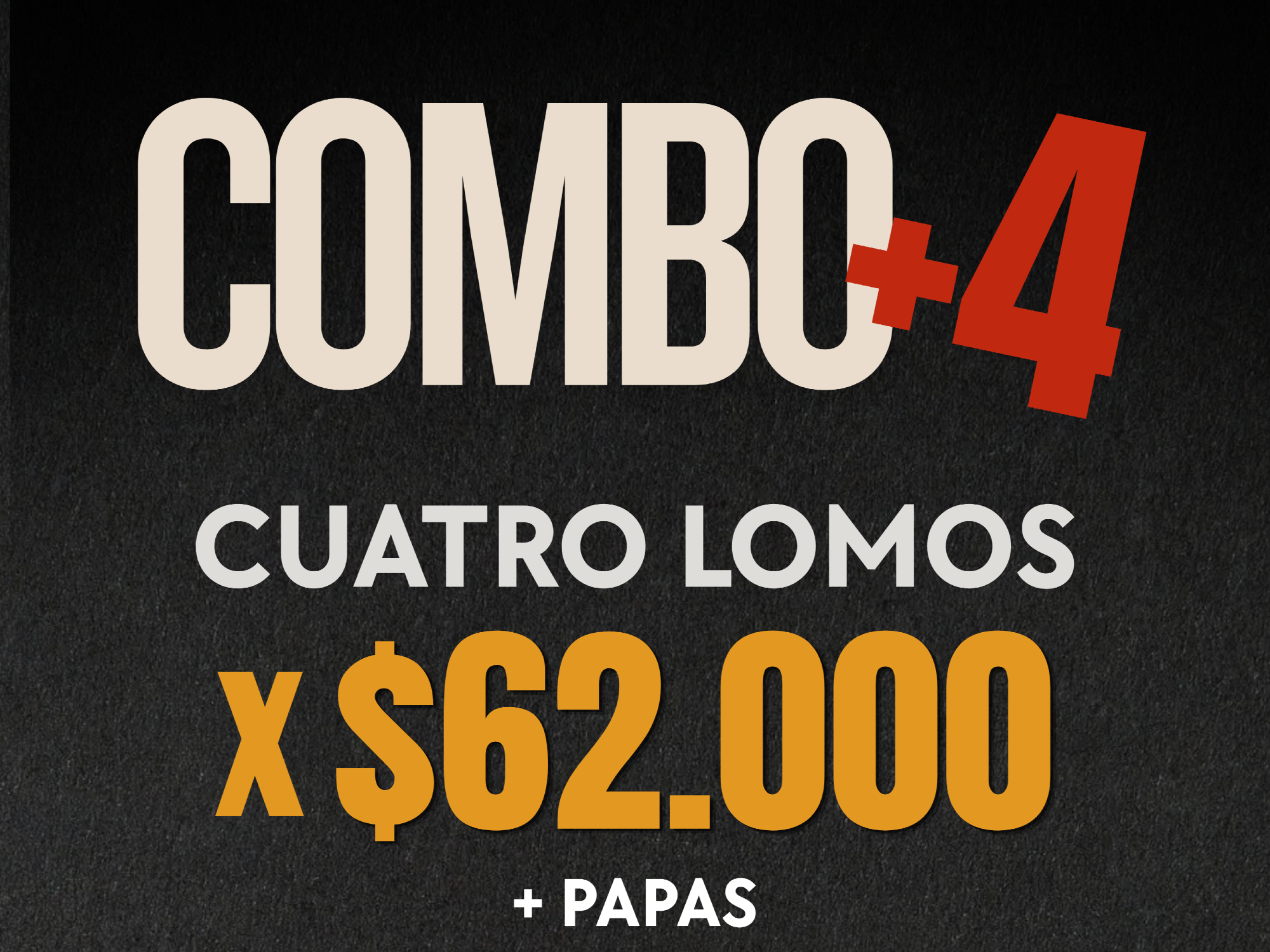 COMBO +4 (CUATRO LOMOS)