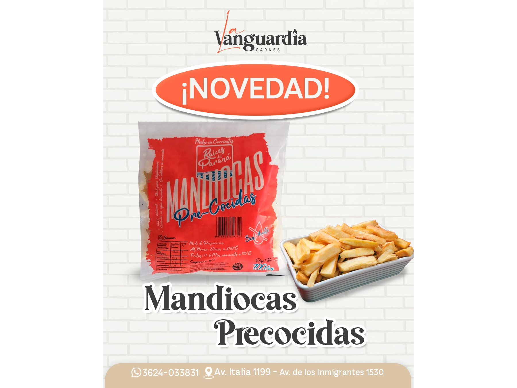 Mandioca precocida