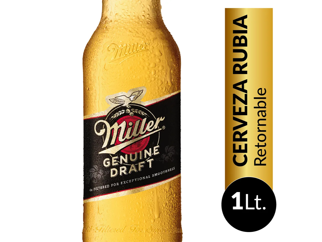 MILLER RUBIA BOTELLA RETORNABLE1000CC