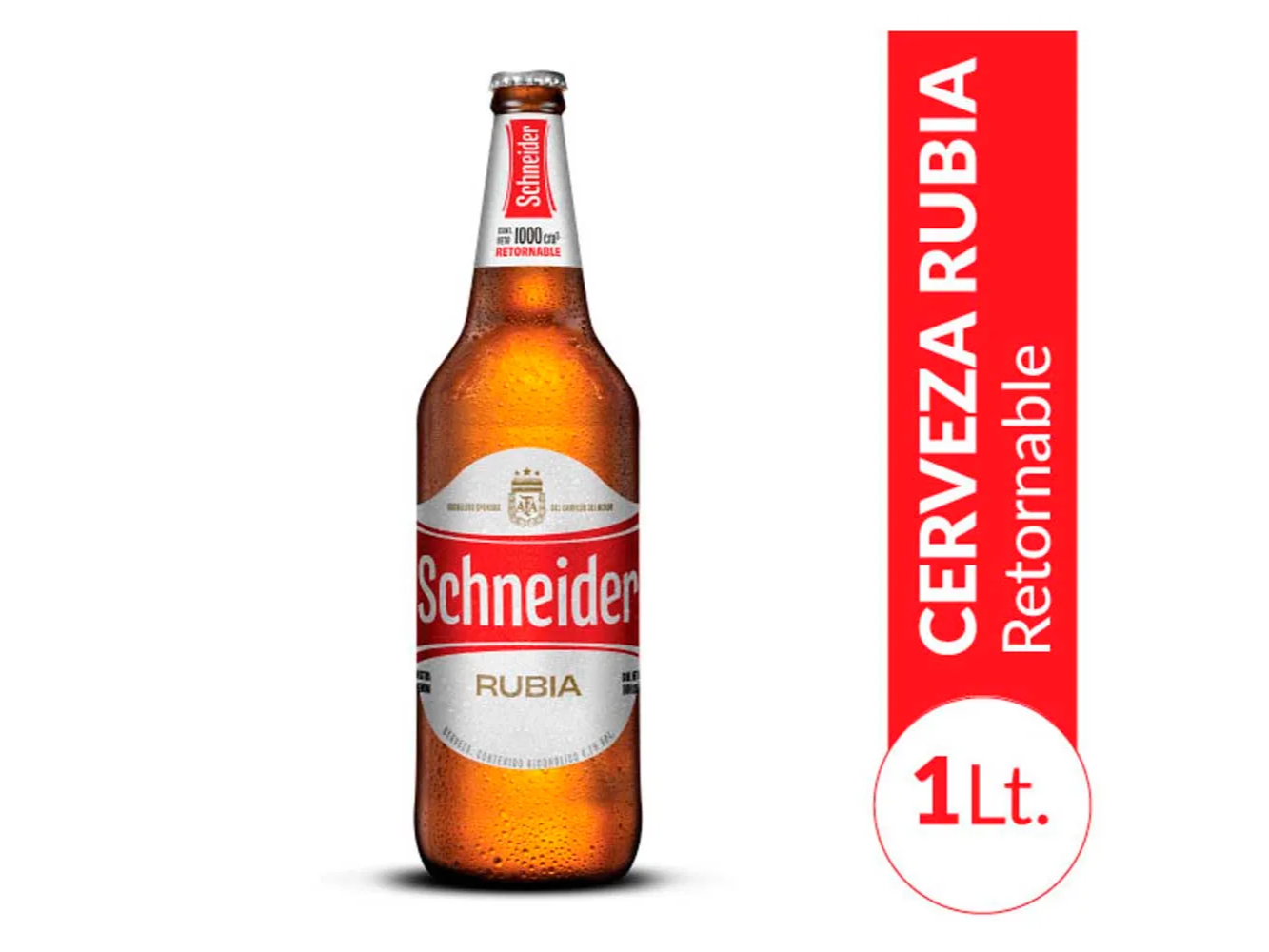 SCHNEIDER RUBIA RETORNABLE 1000cc