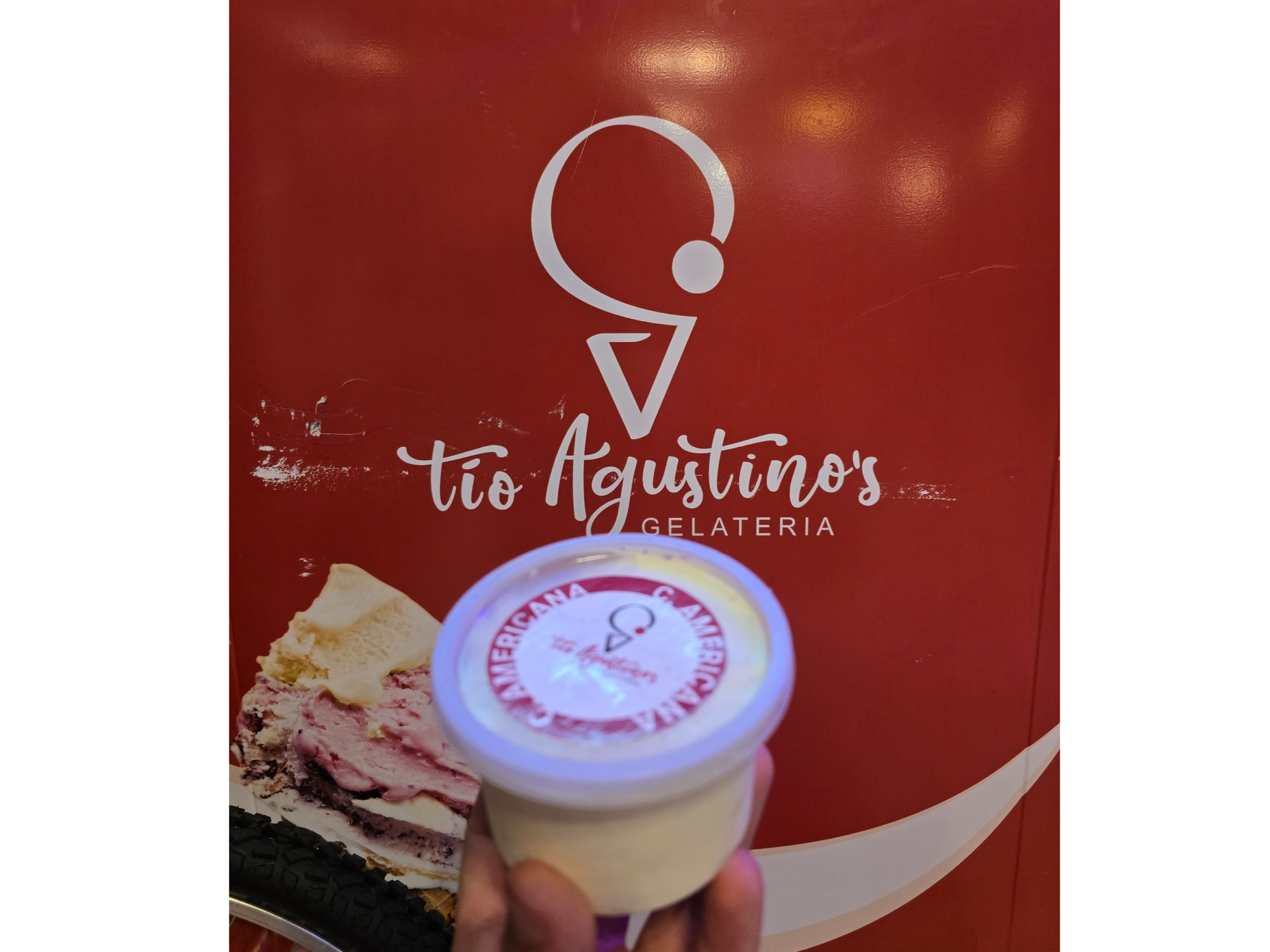 Helado crema americana