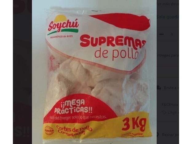 3kg SUPREMA CONGELADA