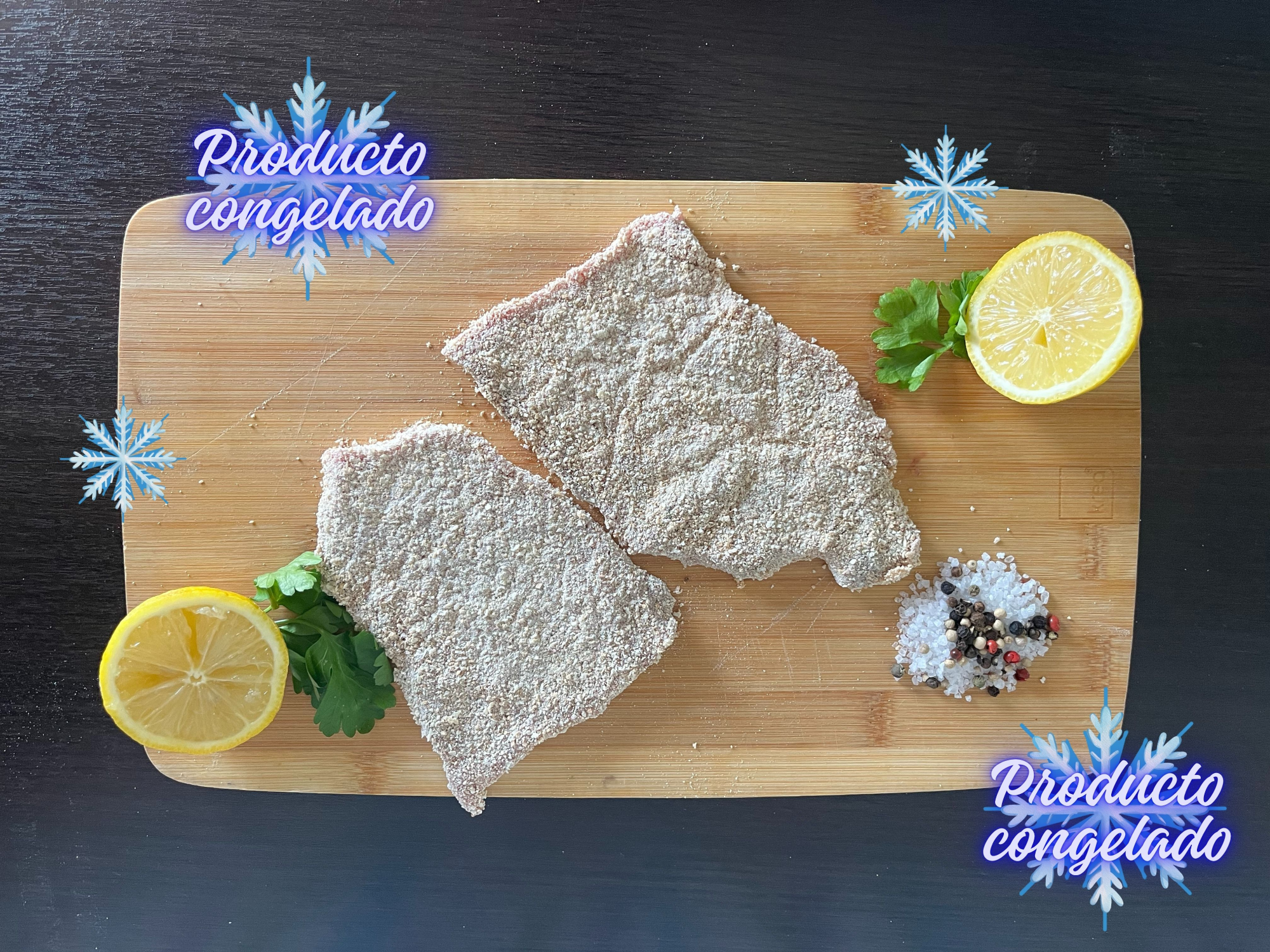 1kg MILANESAS DE CARRE DE CERDO CONGELADAS
