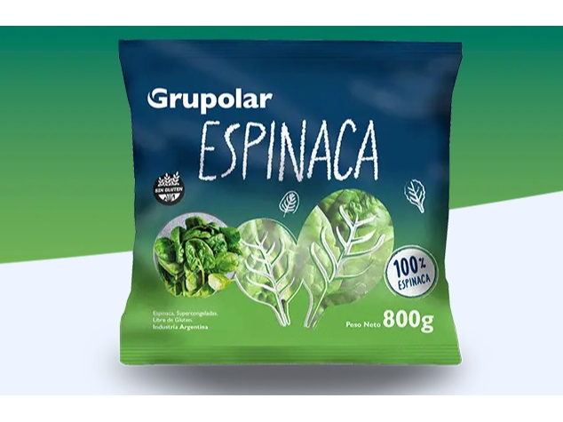 Espinaca Congelada 800grs