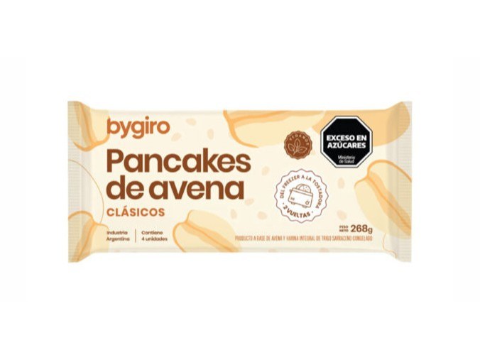 Pancakes de Avena Clasicos ByGiro x4u - 268grs