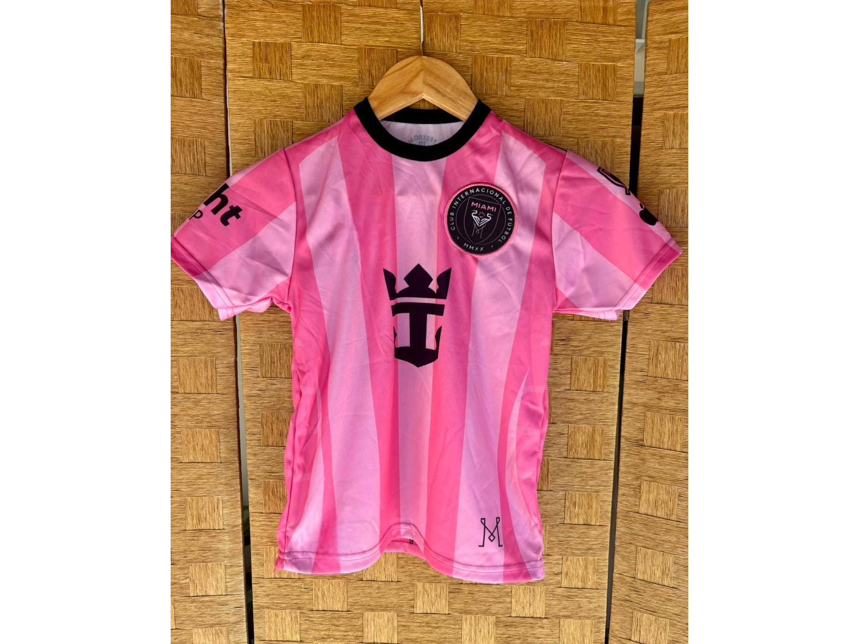 Camiseta Inter Miami Rosa Rayas