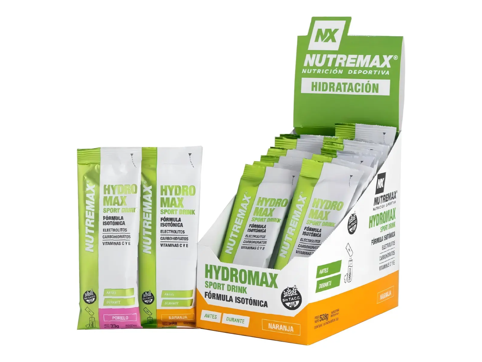 Hydromax sport drink Nutremax 20 sobres