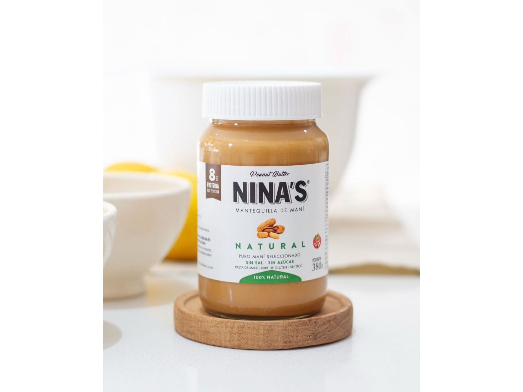 Pasta de maní 100% Natural 380 grs de Saludable Distribuidora