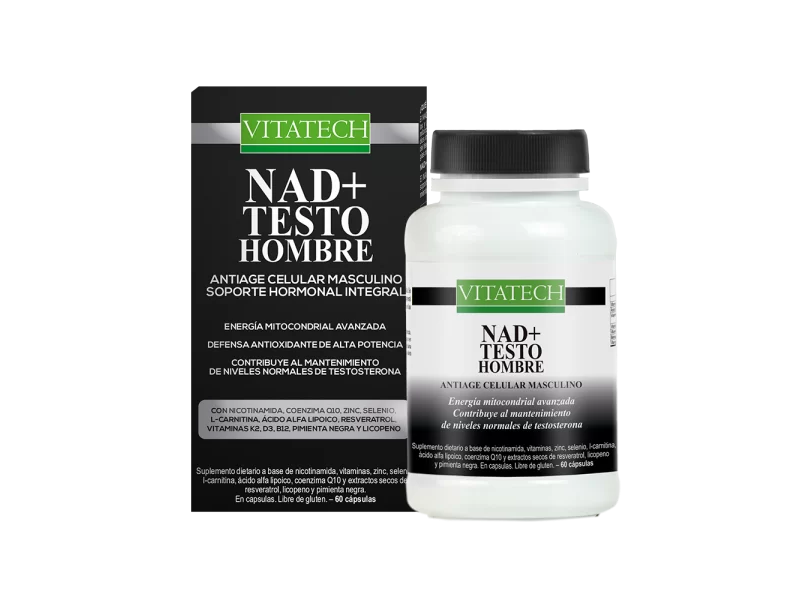 NAD + Testo Hombre 60caps – Vitatech