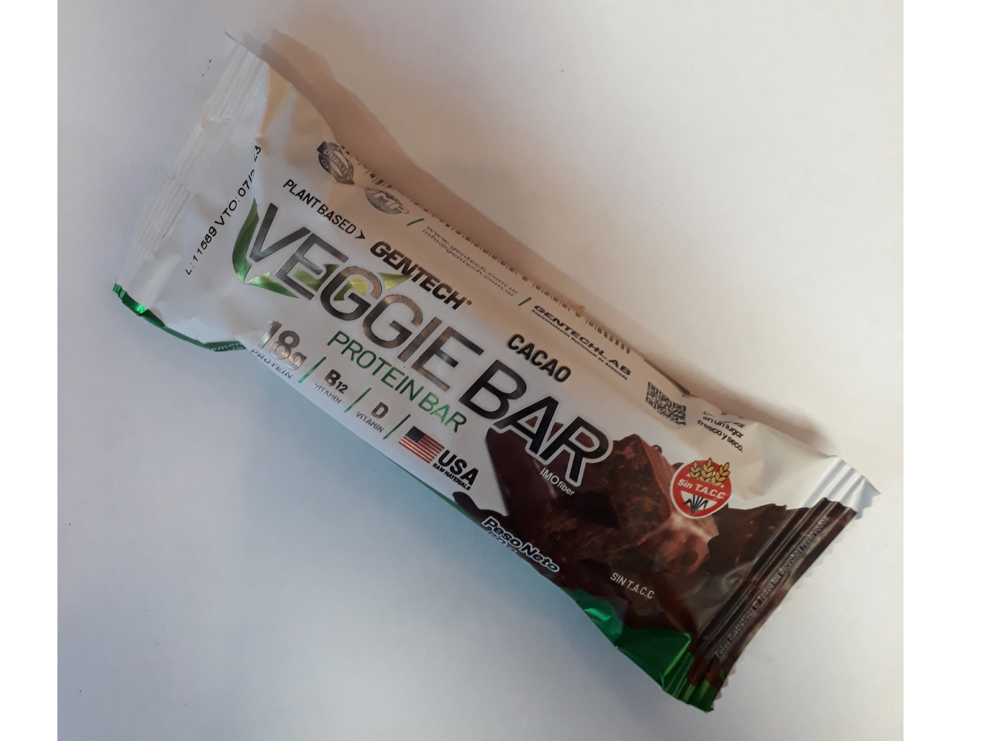 VEGGIE BAR GEN TECH 60 GR