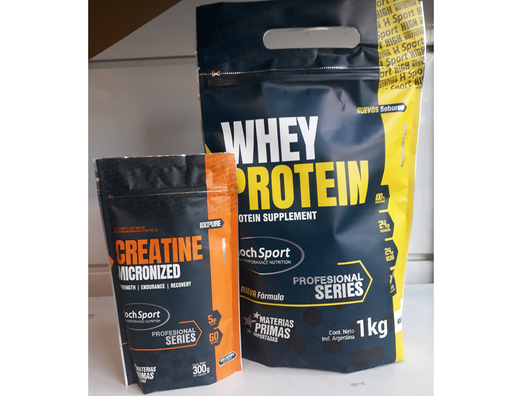 COMBO WHEY 1 KG HOCH SPORT 1 CREATINA PURA 300 GR HOCH SPORT