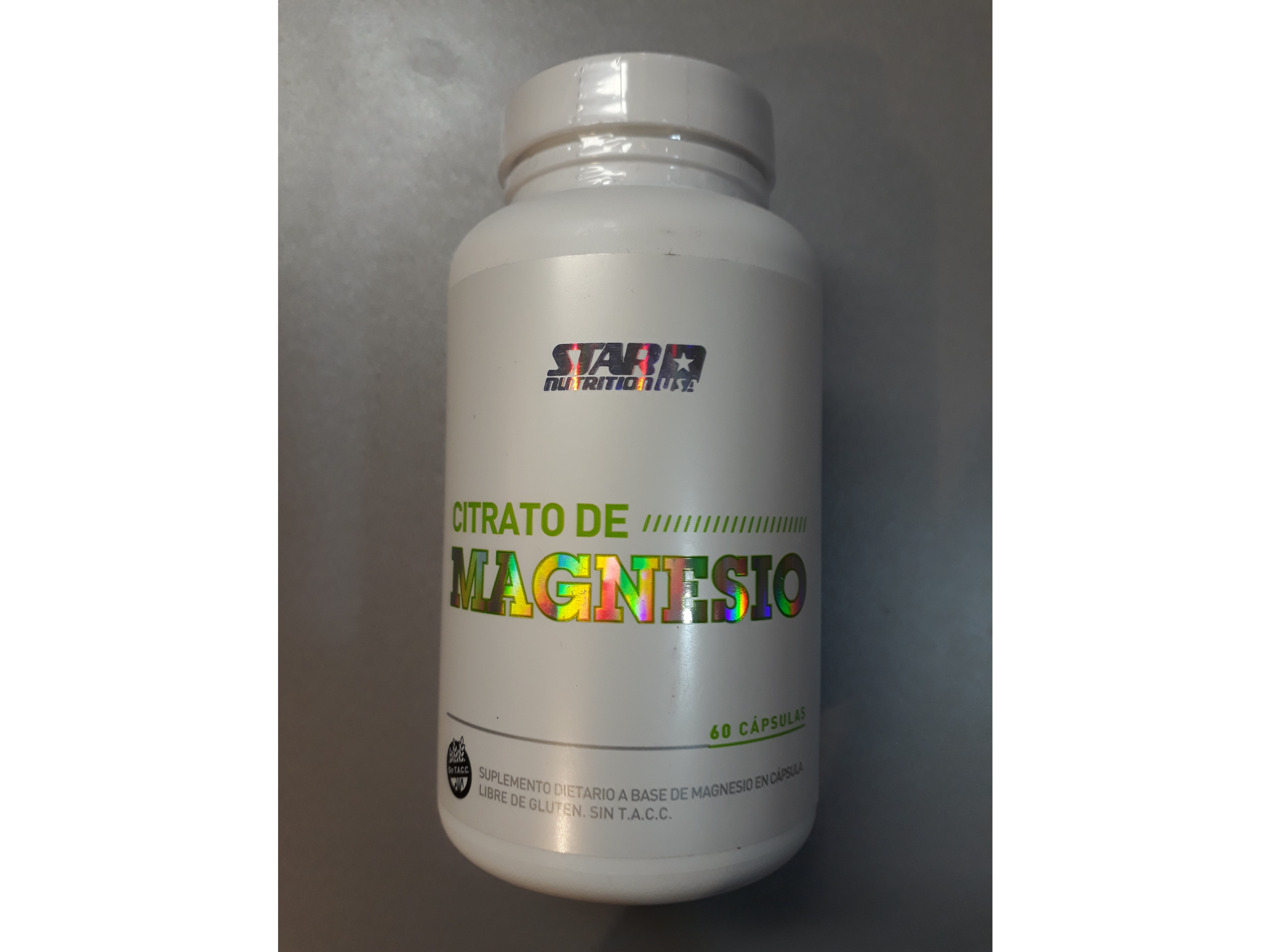 CITRATO DE MAGNESIO 60 CÁPSULAS STAR NUTRITION