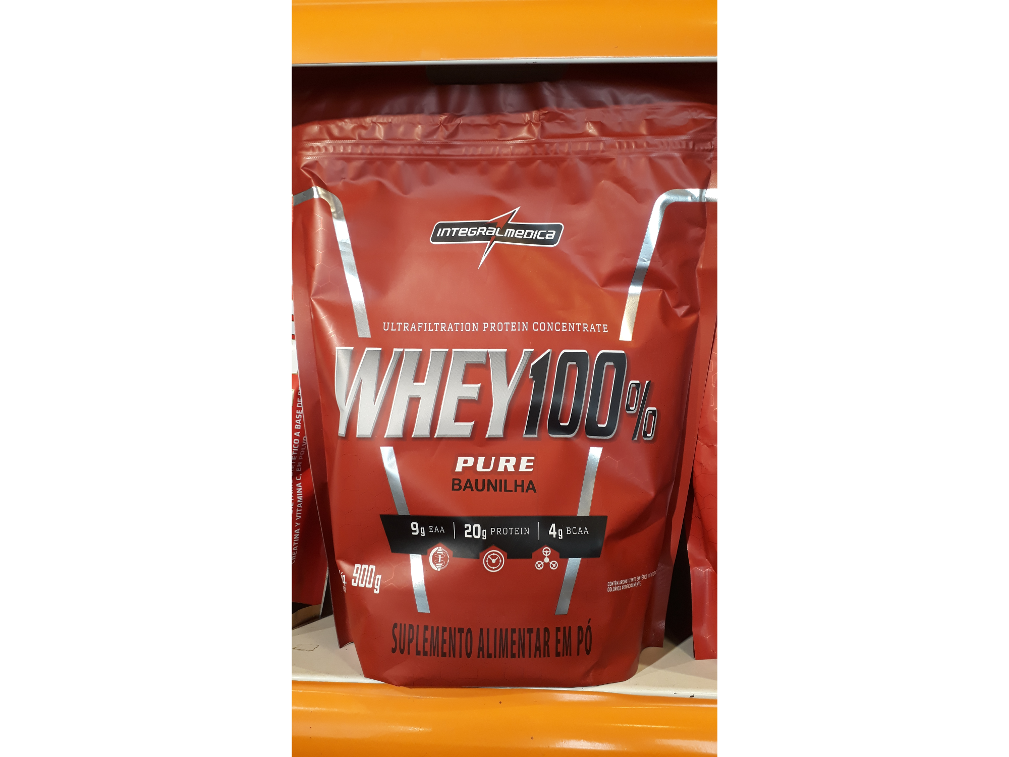 WHEY 100% INTEGRAL MÉDICA 900 GR