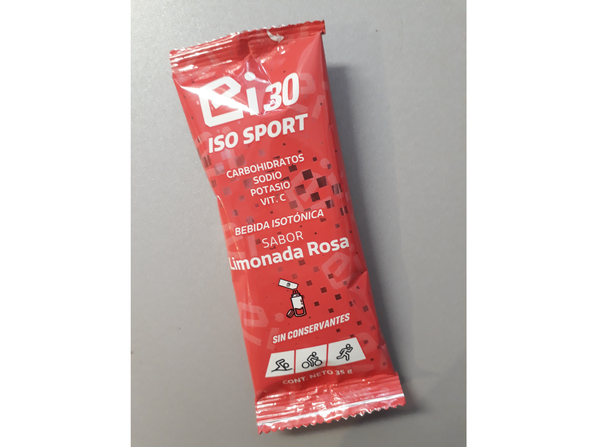 EI 30 ISO SPORT 35 GR SABOR LIMONADA ROSA