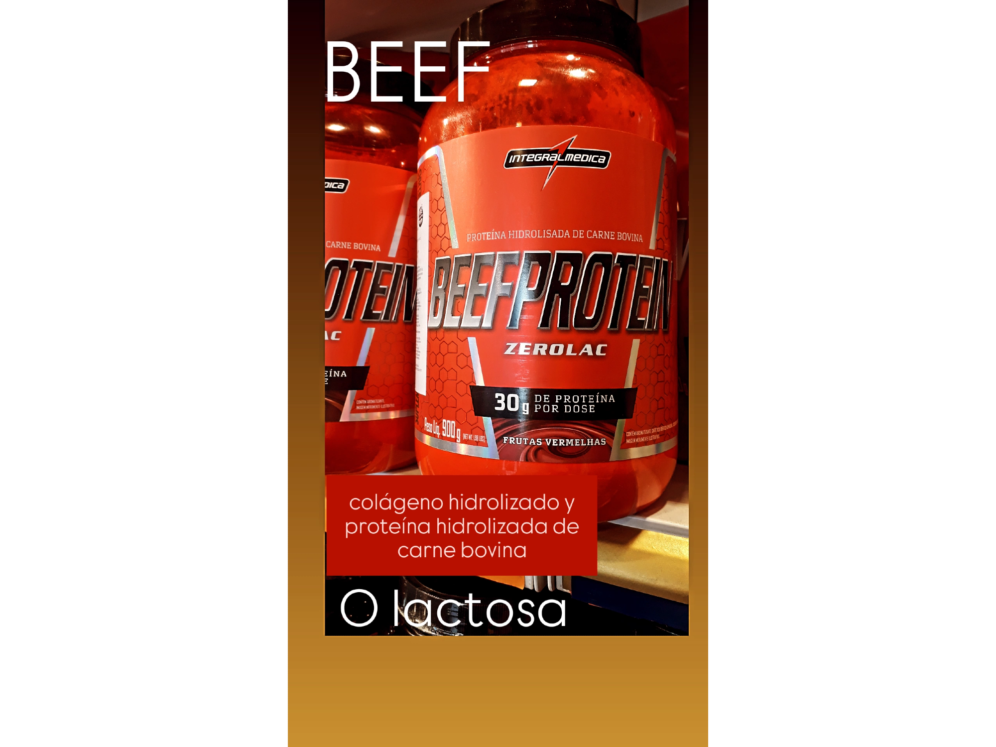 BEEF PROTEIN 900 G  INTEGRAL MÉDICA