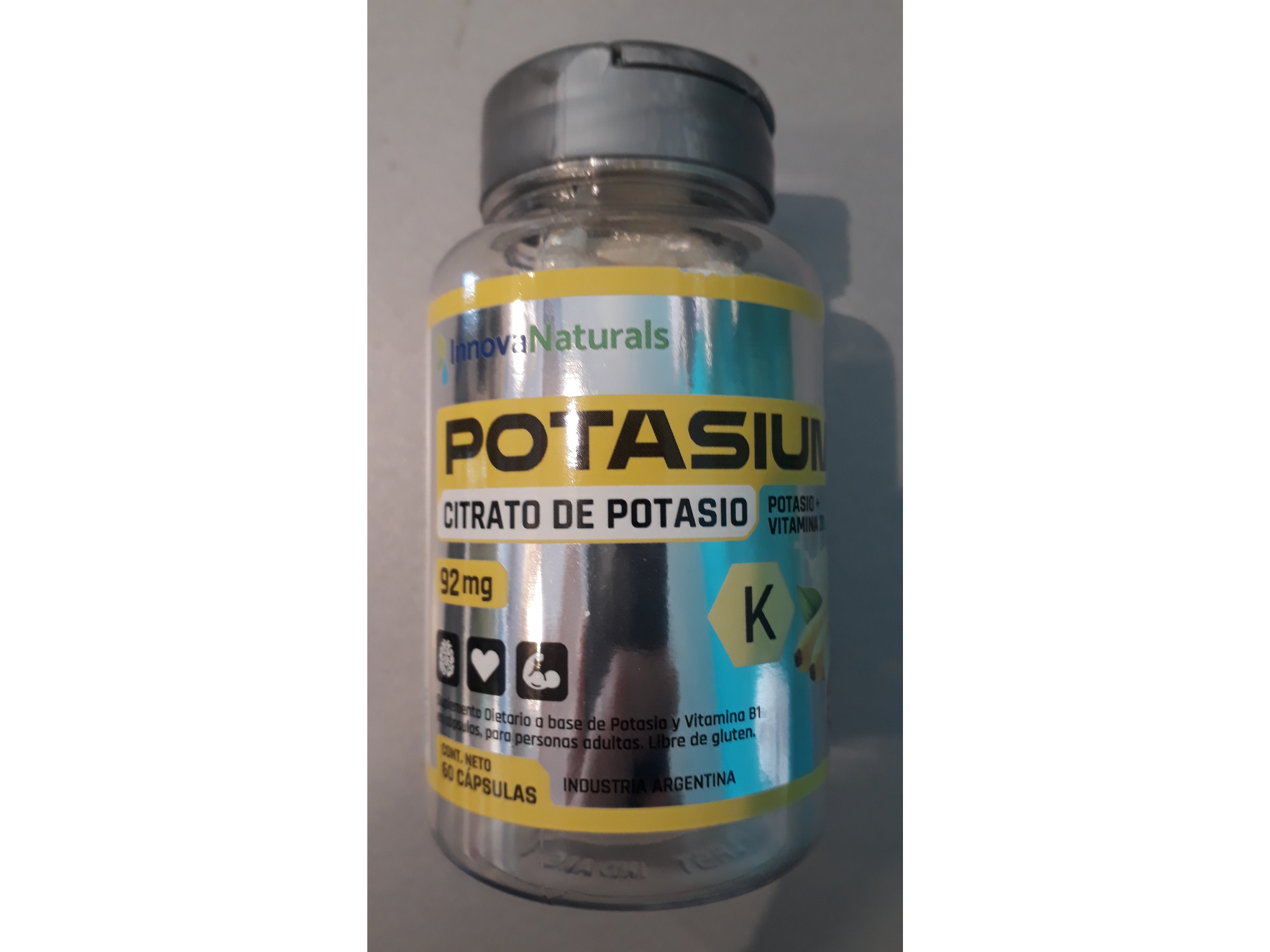 POTASIUM INNOVA NATURALS 60 CAPS