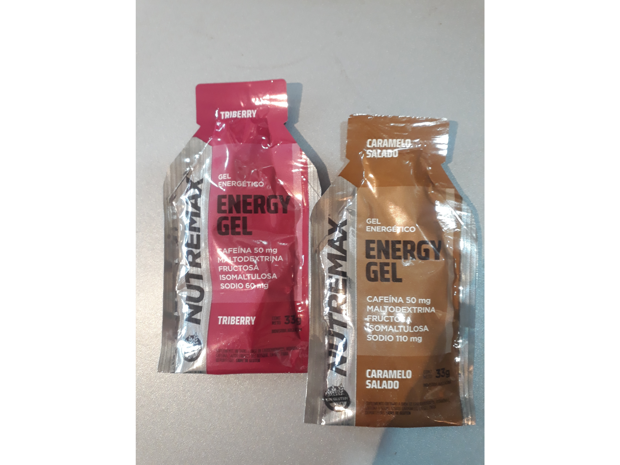ENARGY GEL NUTREMAX 33 GR CON CAFEÍNA