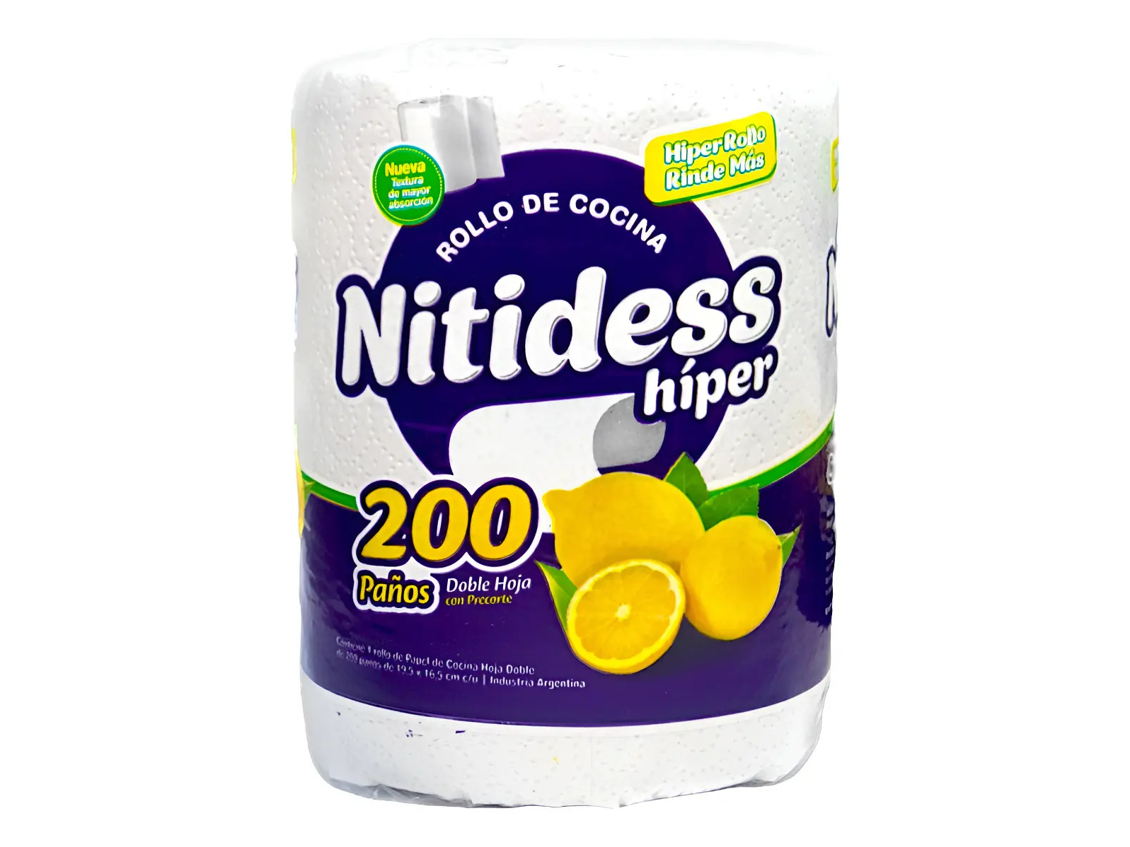 Rollo De Cocina Nitidess 8 Uni -  200 Paños