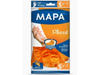 Guante Plisse Satinado Mapa