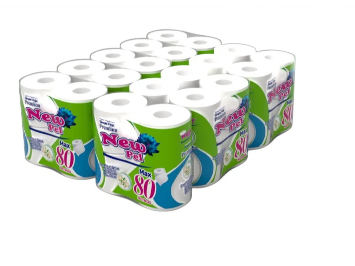 Papel Higienico New Pel 10uni - 4X80 Mts